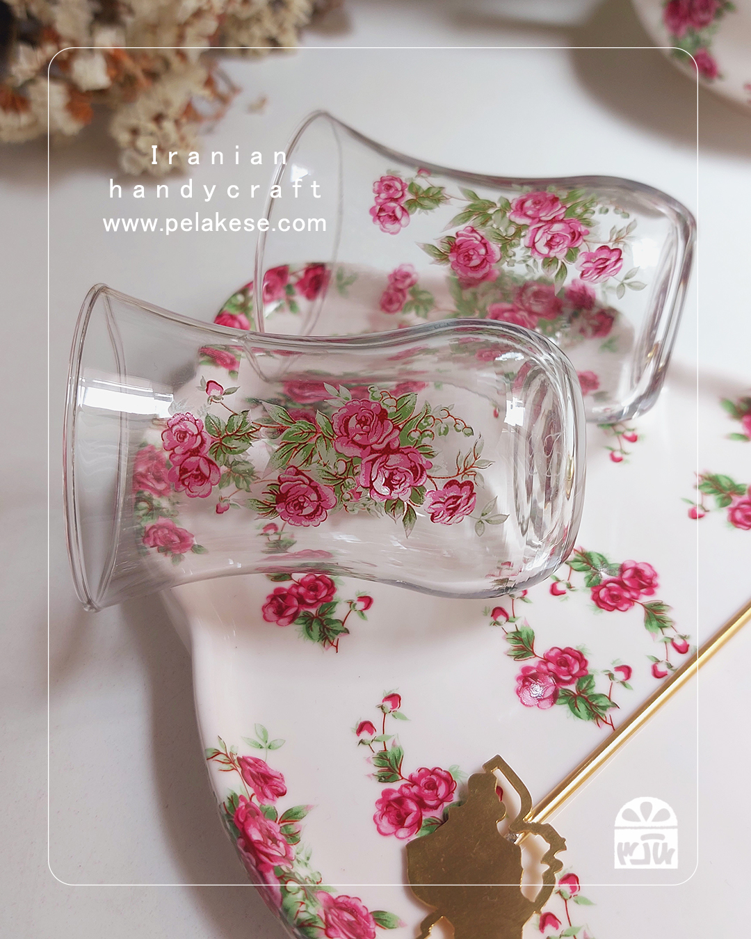 چای عصر جمعه با مامانی و استکان‌های گلسرخی | عطری از عشق و خاطره