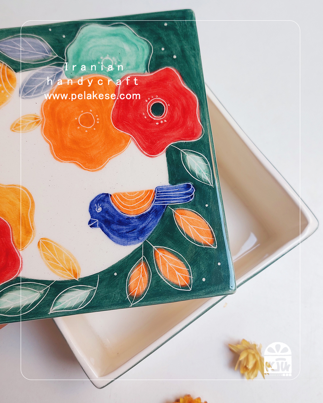 شکلات‌خوری سرامیکی نقاشی‌شده؛ هدیه‌ای خاص از دل هنر ایرانی