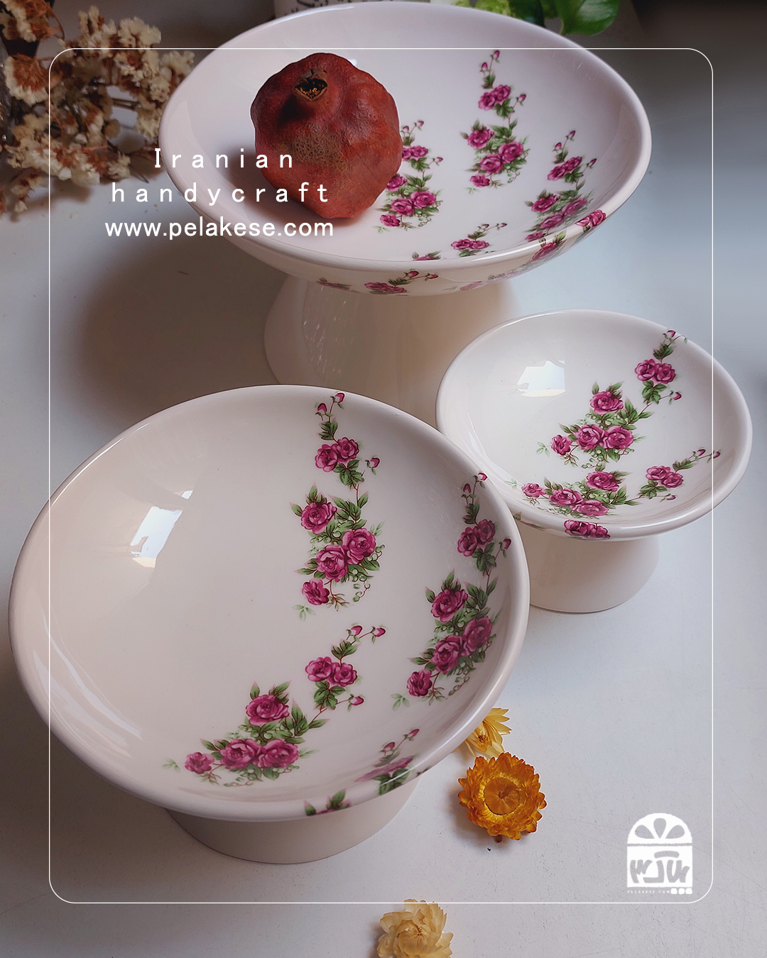 گرمای مهمانی خانوادگی با ظروف پذیرایی گلسرخی