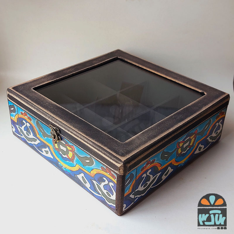 جعبه 25*25 درشیشه ای گلابتون