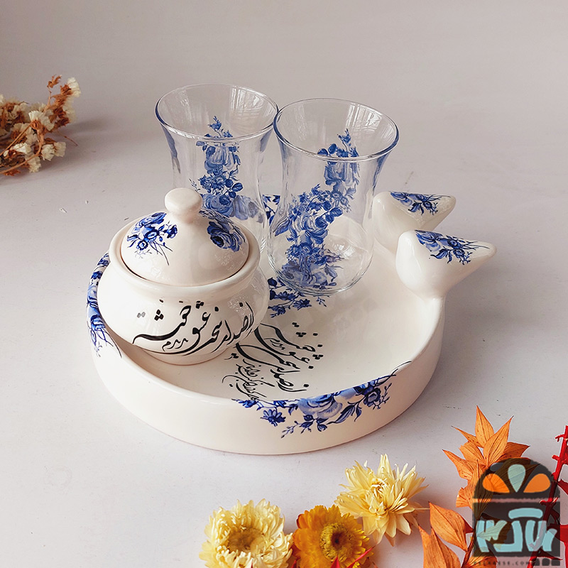 چایخوری دونفره گرد گلاره  
