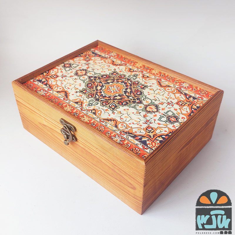 جعبه چوبی 23*17 اسلیمی