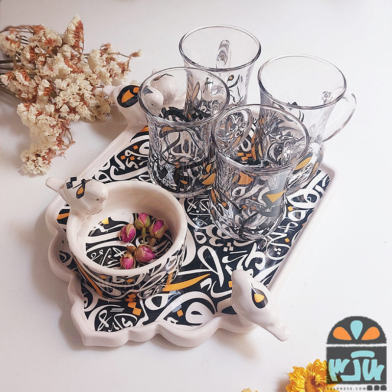 چایخوری سروین 4نفره خط
