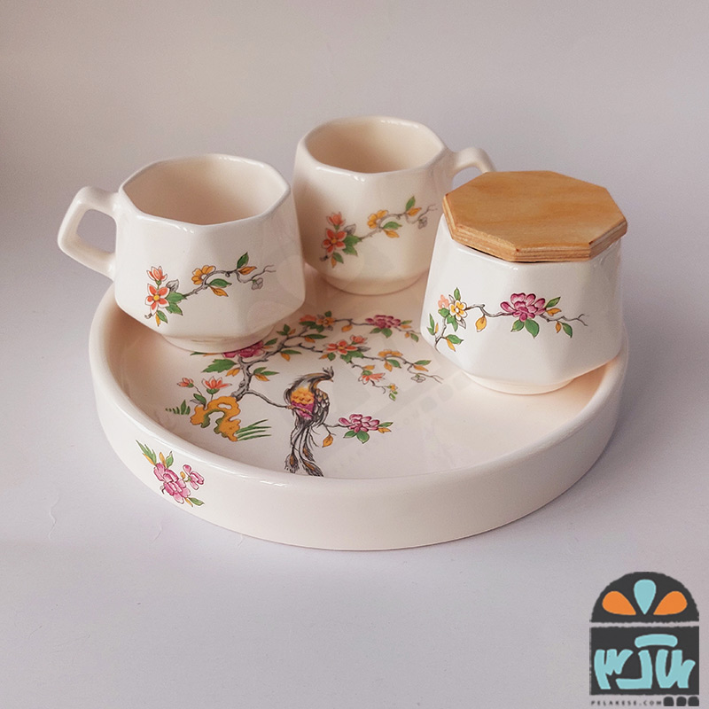 چای خوری دو نفره طاووس