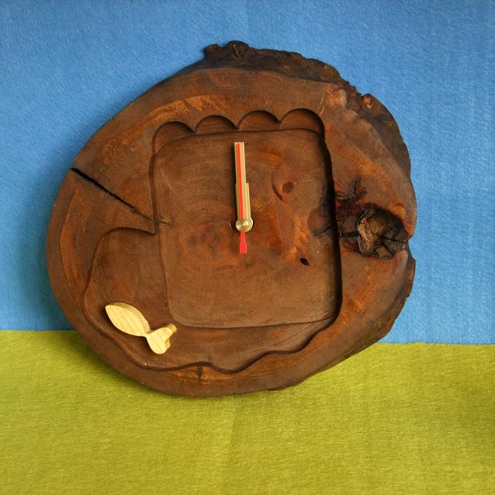 ساعت چوبی پولک