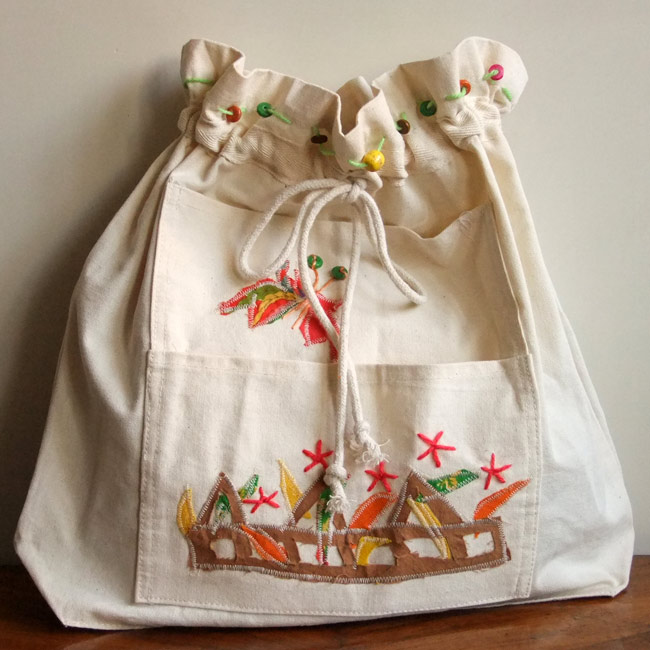 کوله پشتی پارچه ای مزرعه