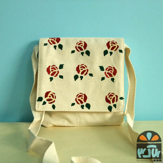 کیف پارچه ای رز