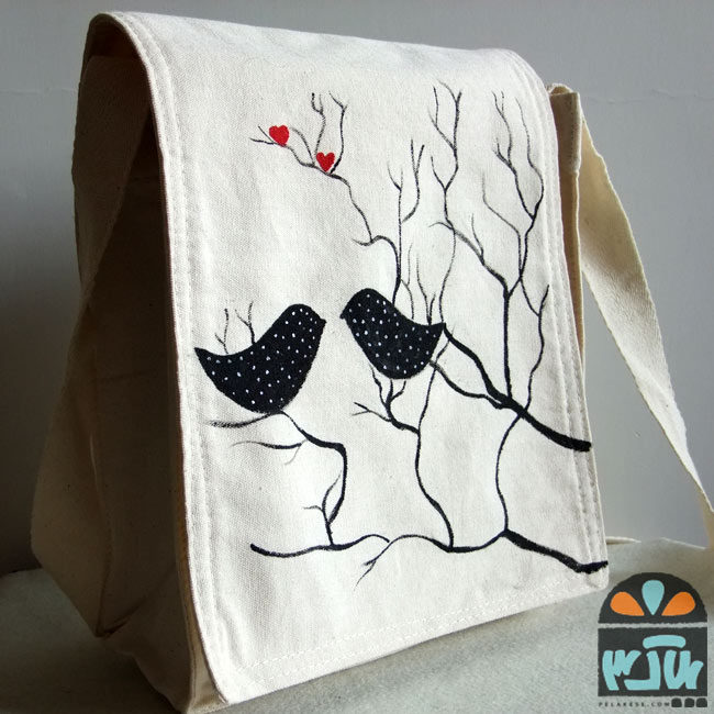 کیف پارچه ای پرندگان
