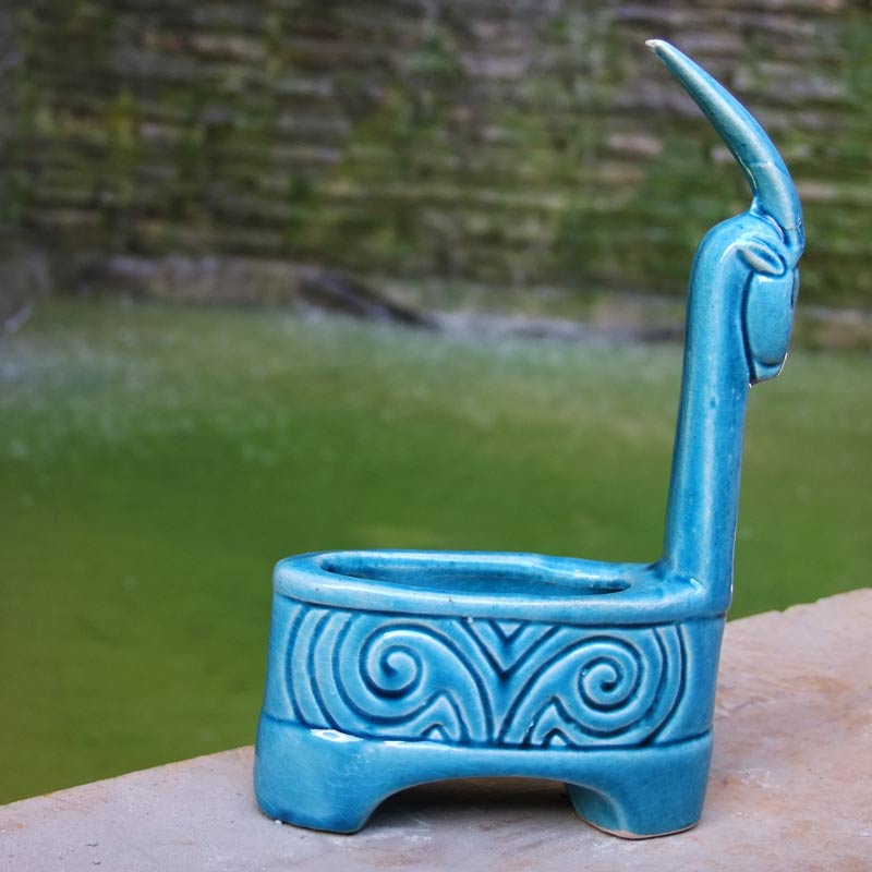بز کوهی سفالی