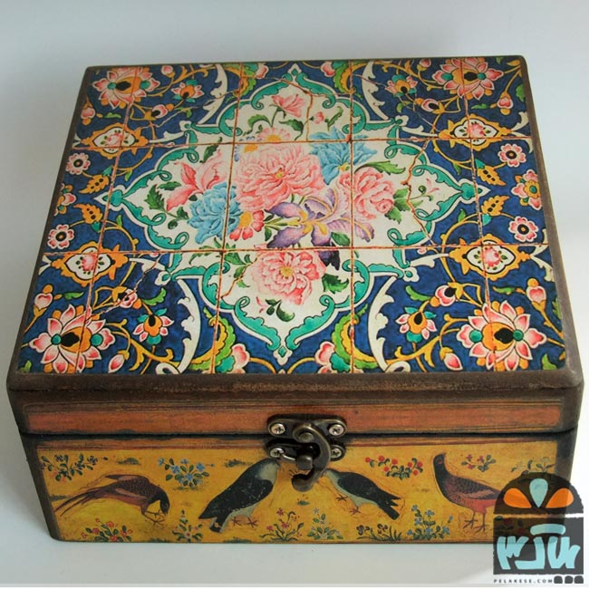جعبه چوبی لاله عباسی 20*20
