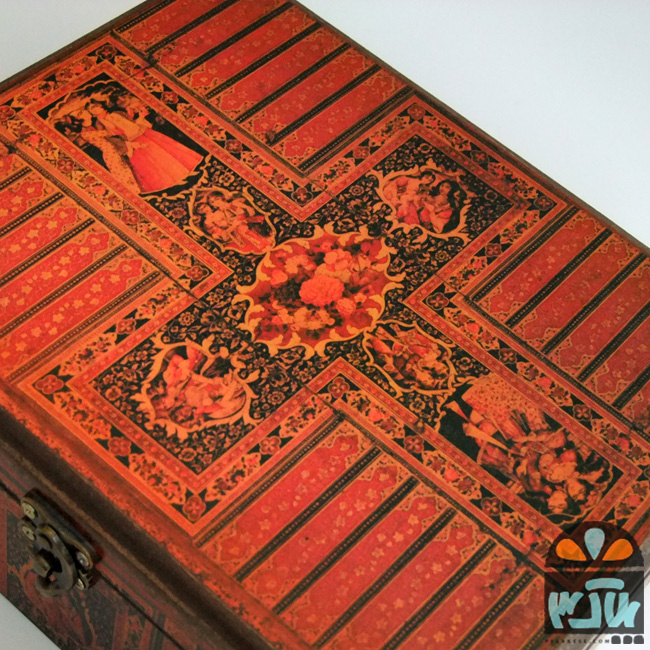 جعبه چوبی دلداده 20*25