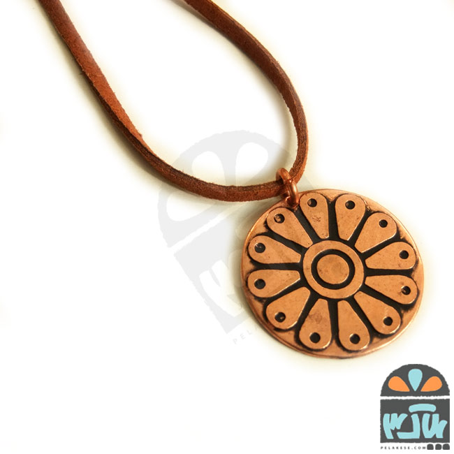 گردن آویز مسی زیگورات