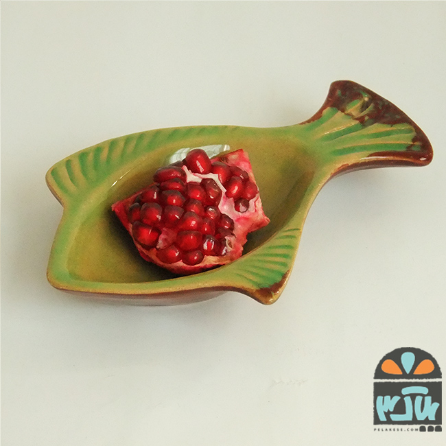 ظرف ماهی سبز