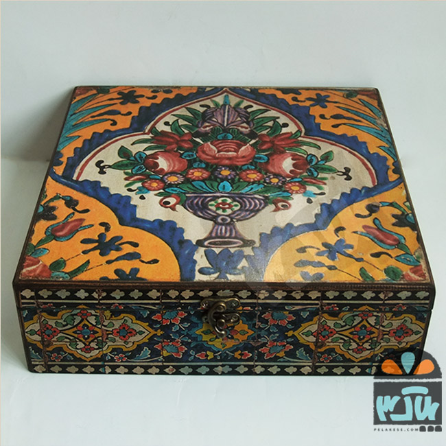 جعبه چای شمعدانی 25*25