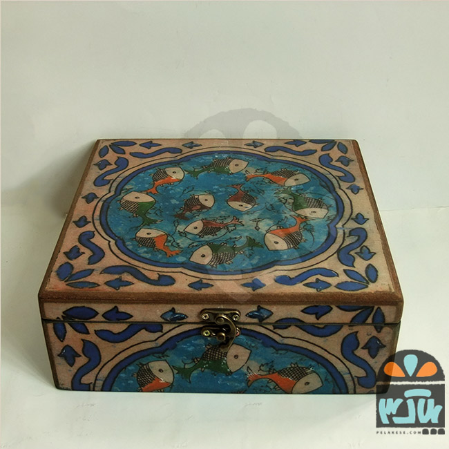 جعبه چای ماهیا 25*25