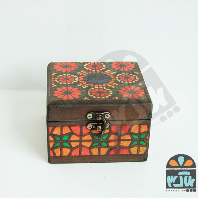 جعبه چوبی هفت رنگ 10*10
