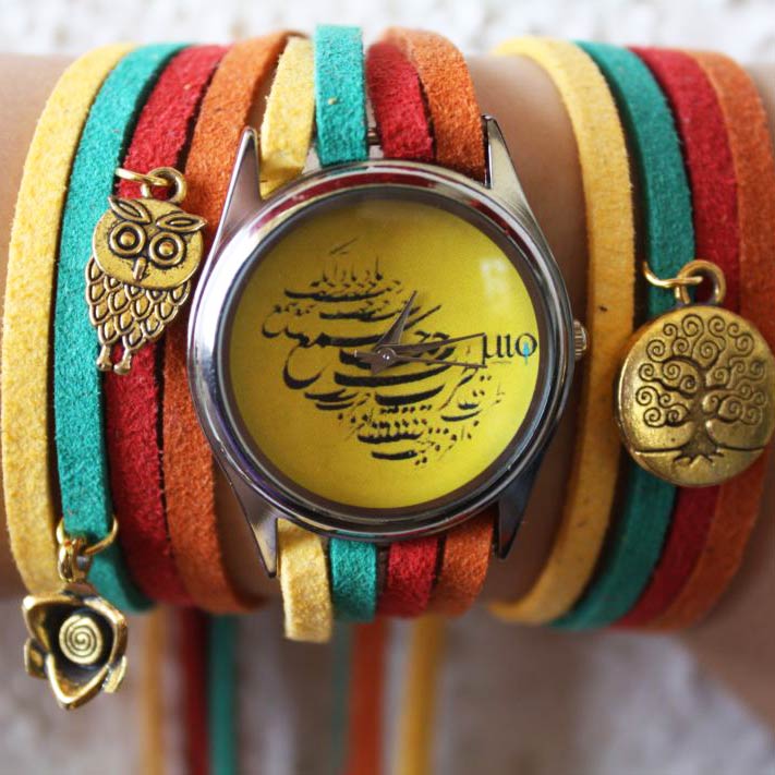 ساعت مچی خطی خورشید
