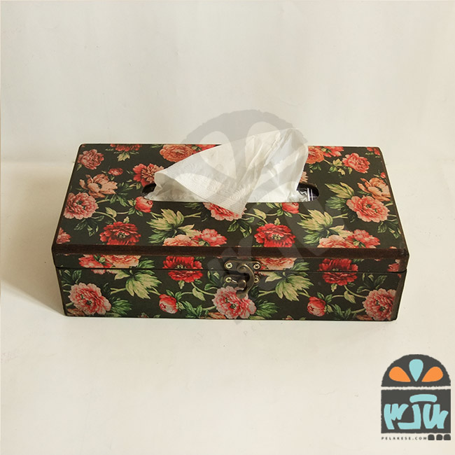 جعبه دستمال کاغذی شقایق