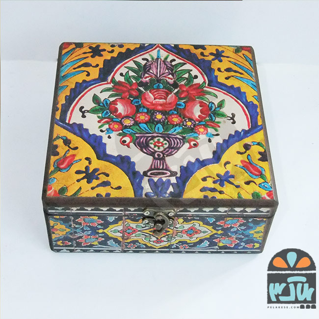 جعبه چای شمعدانی 15*15