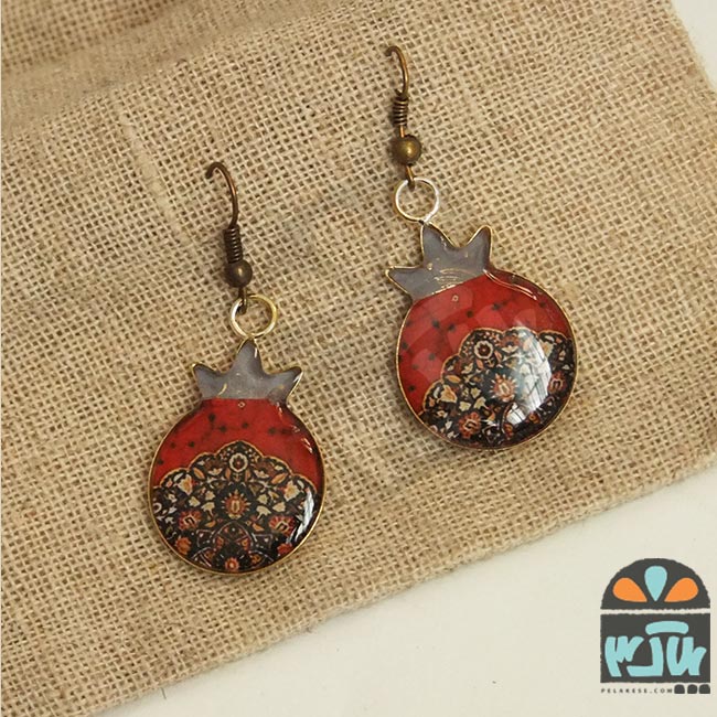 گوشواره انار و فرش