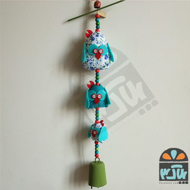 دیوار آویز جغدونه فیروزه