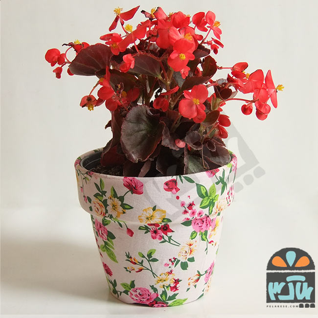 گلدان پارچه ای  ژرورا