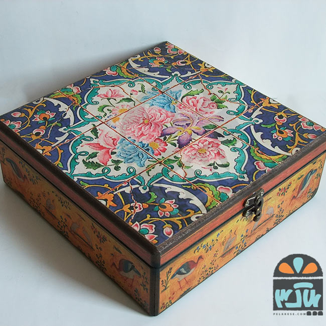جعبه چای لاله عباسی 25*25