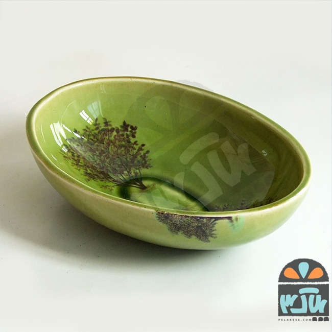 ظرف بیضی سرو متوسط