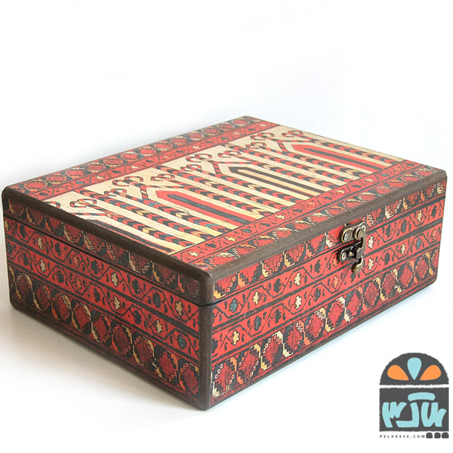 جعبه چای قشقایی 20*25