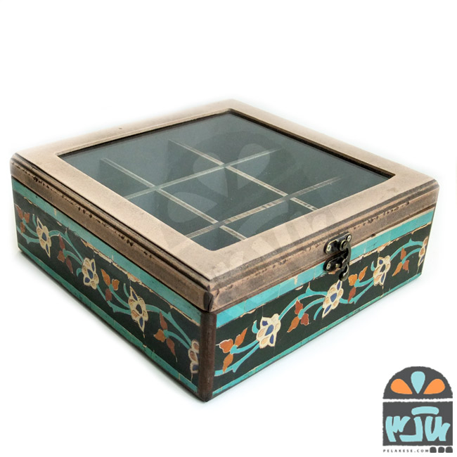جعبه درب شیشه ای 25*25آلا
