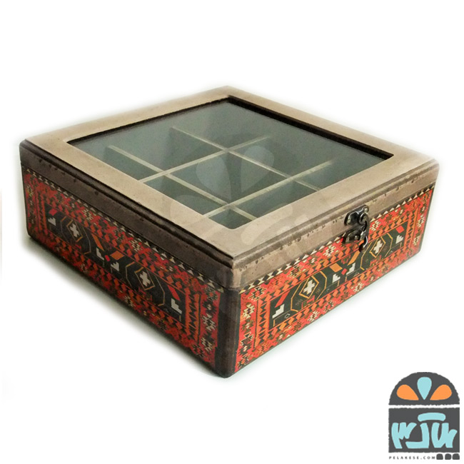 جعبه چای توراج 25*25 