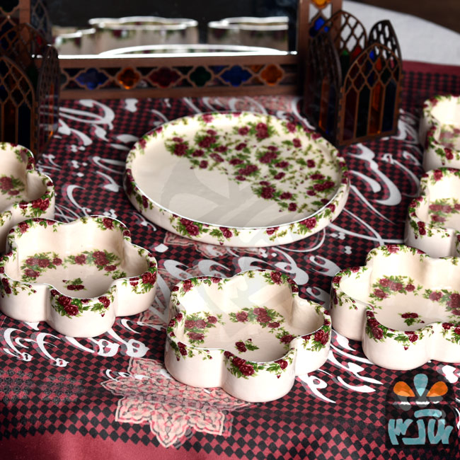 ست هفت سین گل سرخی