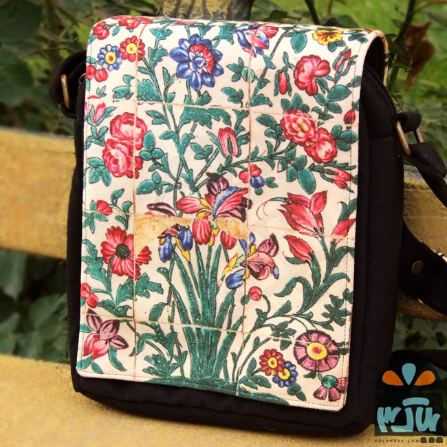 کیف پارچه ای بهگل 