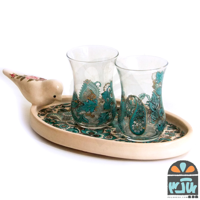 ست چایخوری پرنده دار