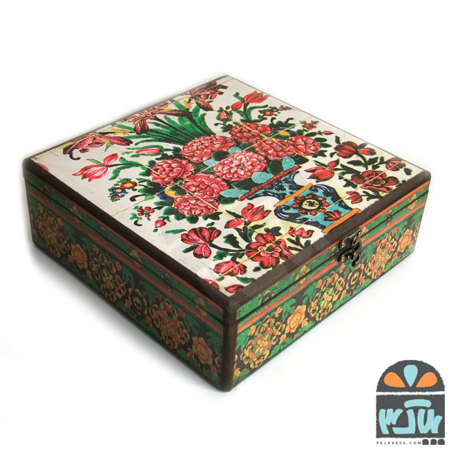 جعبه چای 25*25 سی گل
