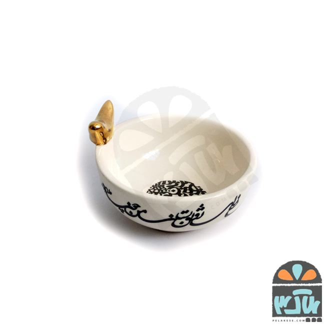کاسه متوسط پرنده دار میر عماد 