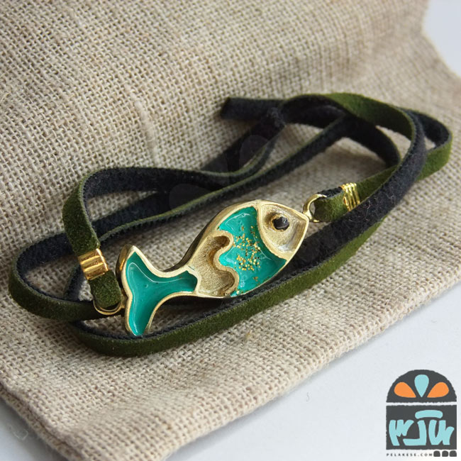 دستبند ماهی آبی