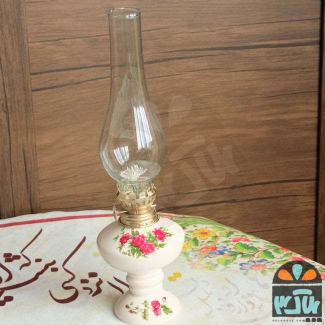 چراغ فیتیله ای گل سرخی
