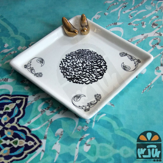 بشقاب دو پرنده میرعماد 