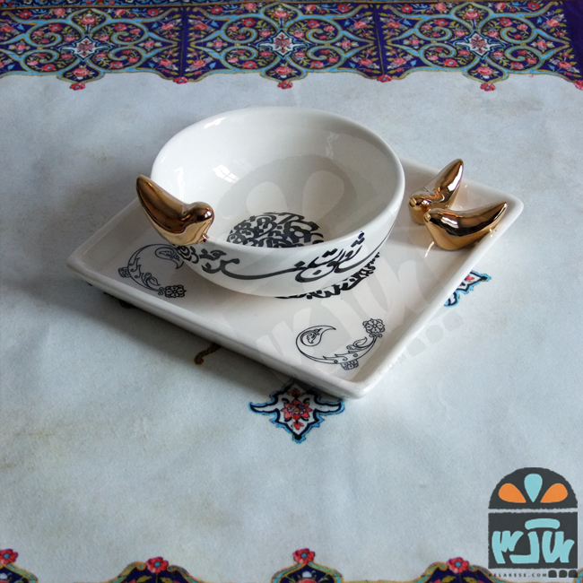 ست کاسه بشقاب میر عماد 