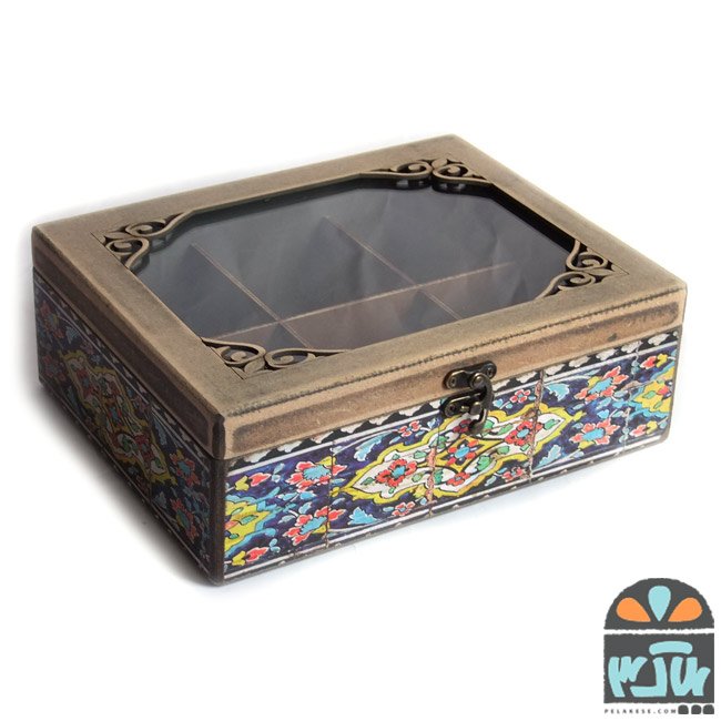 جعبه در شیشه ای20*25 شاه عباسی