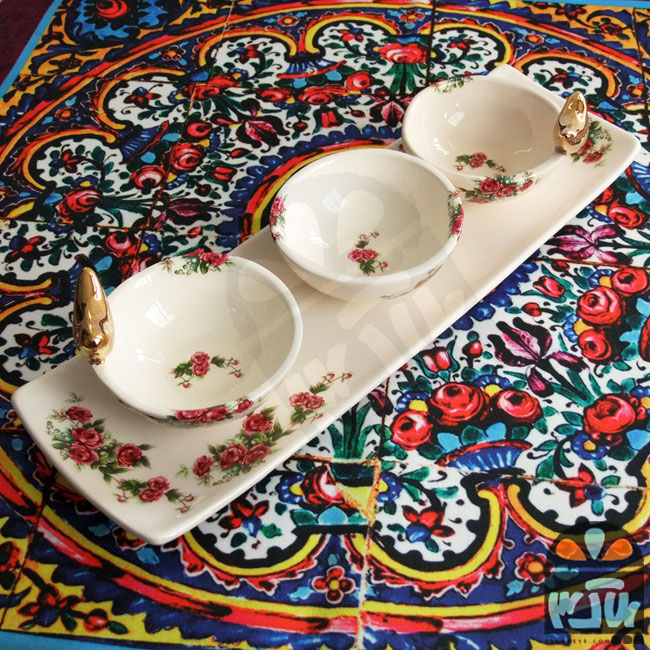 ست اردورخوری گل سرخی2