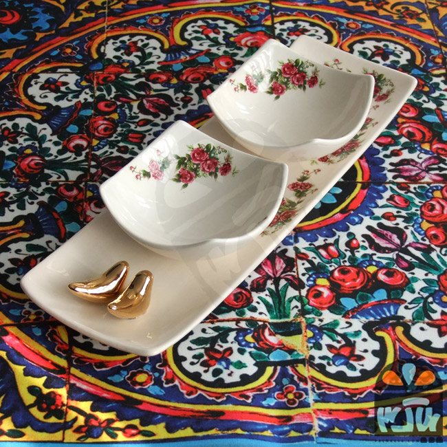 ست اردورخوری گل سرخی3
