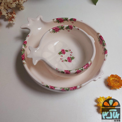 ست دوتایی انار گل سرخی