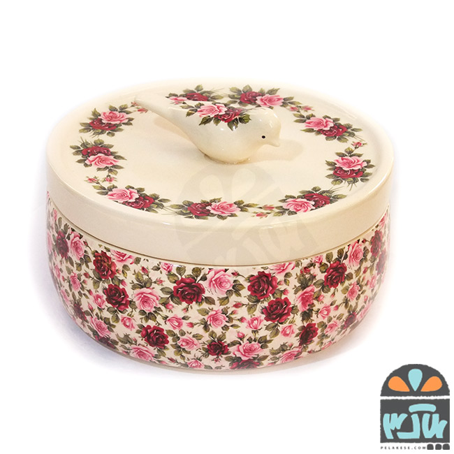 ظرف دردار گل رز 