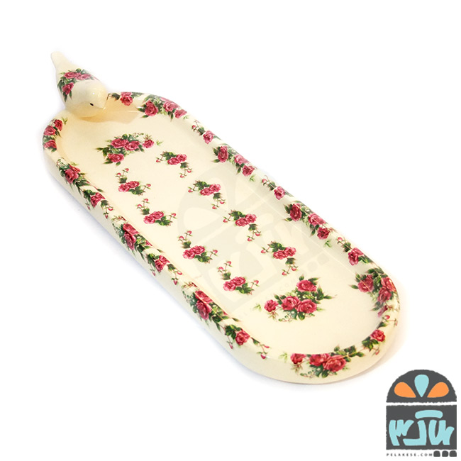 رولت خوری پرنده دار گلسرخی 