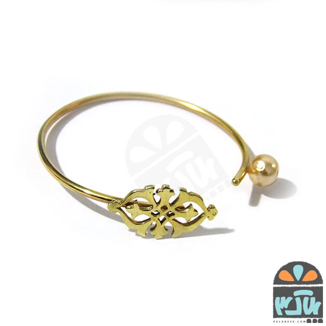 النگو مروارید آویز صورتی