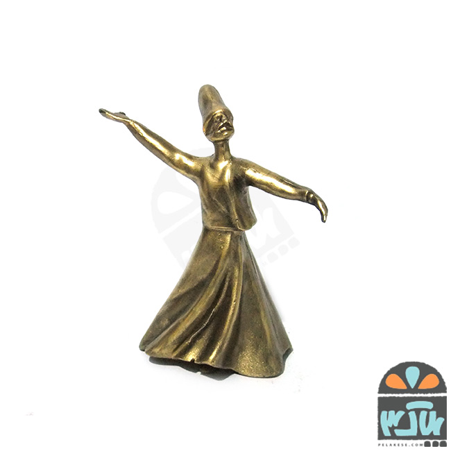 مجسمه رقص سماع طلایی