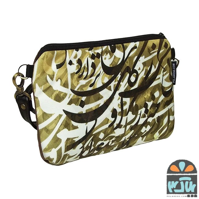کیف رودوشی مخمل خط 