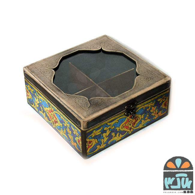 جعبه در شیشه ای 20*20 گلگون